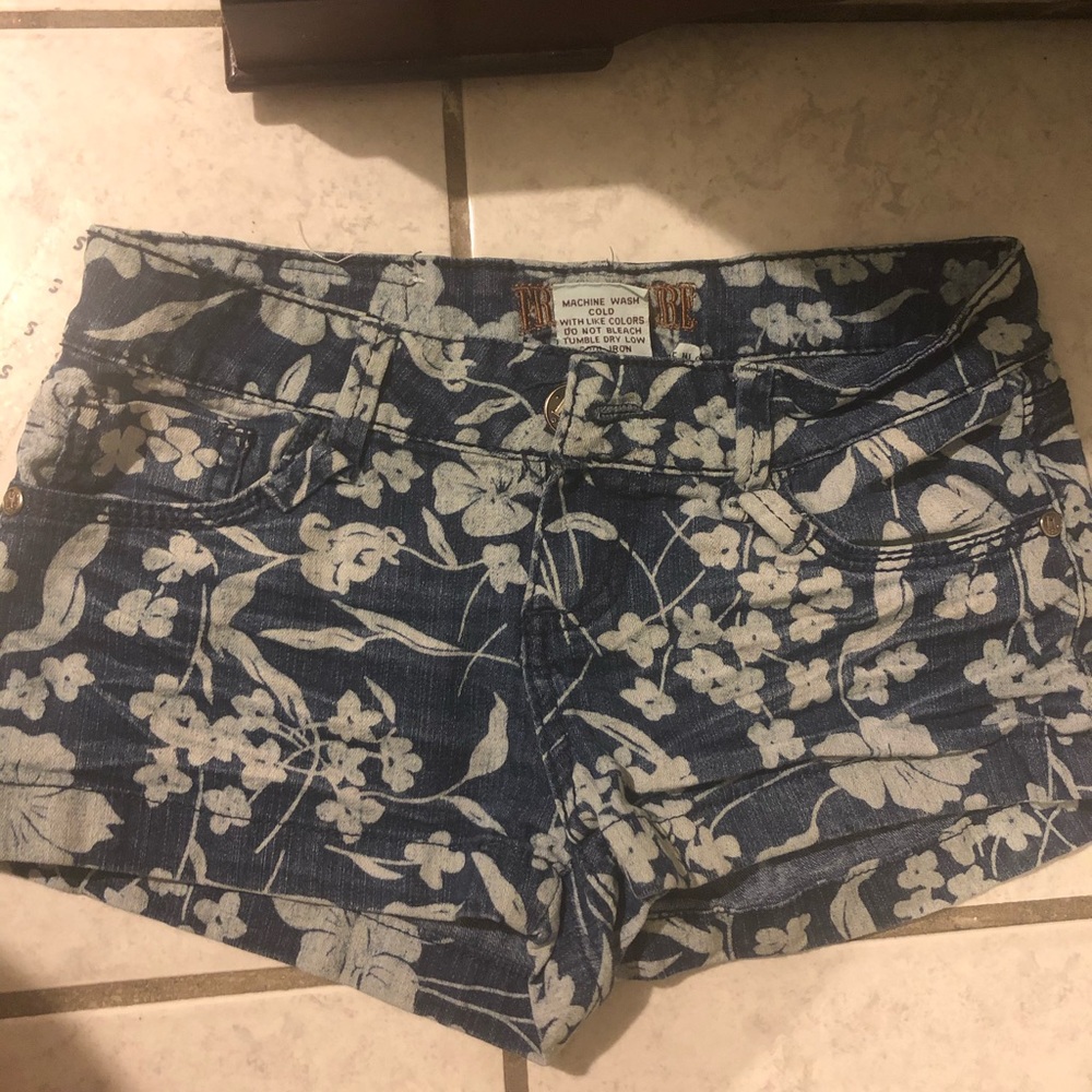 flowered shorts